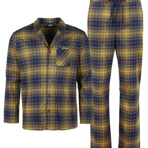 Nwt BARBOUR LAITH MEN'S PAJAMA SET - CLASSIC TARTAN size Large
